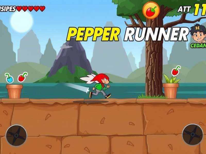 Pepper Runner Power-ups and Collectibles